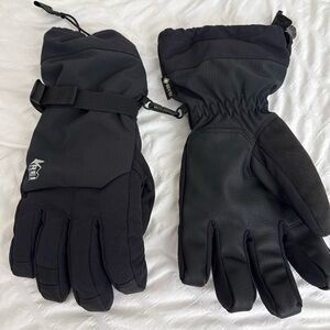 REI Black Gore-Tex Insulated Ski Gloves